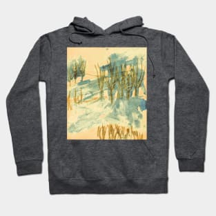 Yellow landscape Hoodie